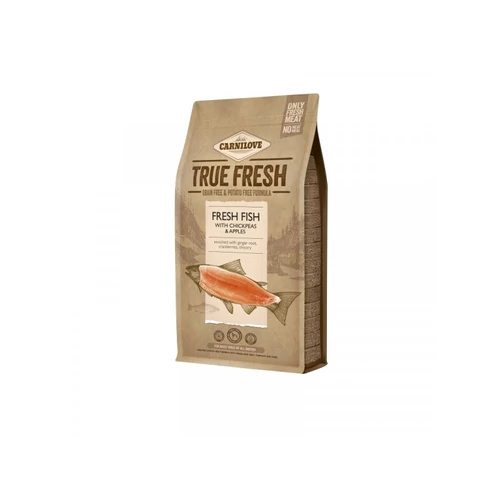 Carnilove True Fresh kutyatáp - Hal, csicseriborsó és alma 1,4kg
