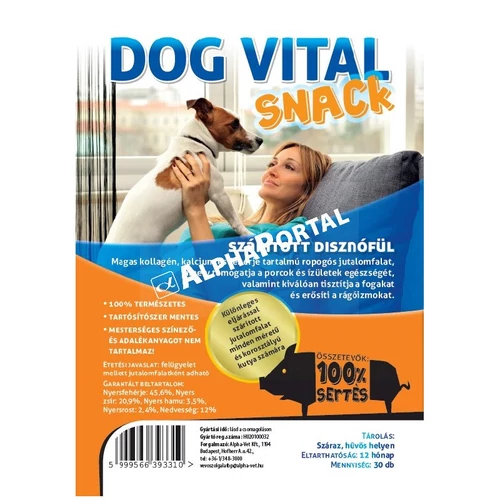 Dog Vital Disznófül 30db/karton