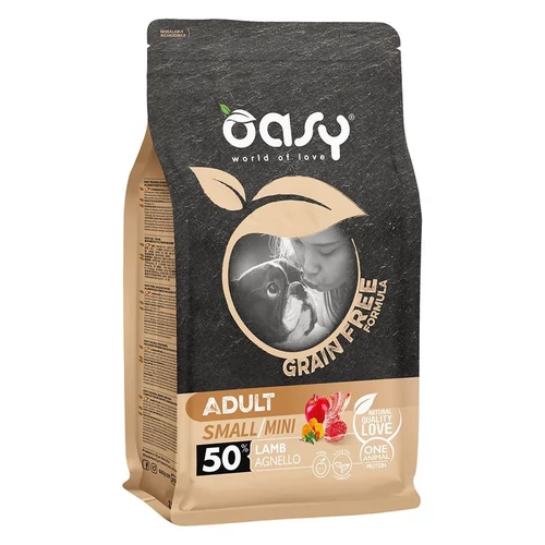 Oasy Dog GF Adult Small/Mini Lamb 800g