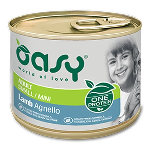 Oasy Dog Konzerv OP Adult Small/Mini Lamb 200g