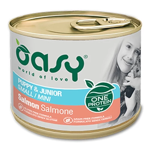 Oasy Dog Konzerv OP Puppy&Junior Small/Mini Salmon 200g