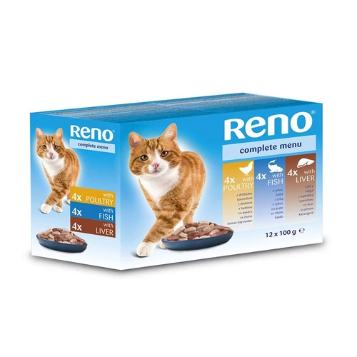 Reno alutasak Macska vegyes-íz 12x100gr