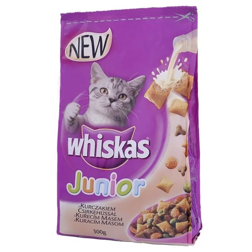 Whiskas Junior macskaeledel csirkével 300g