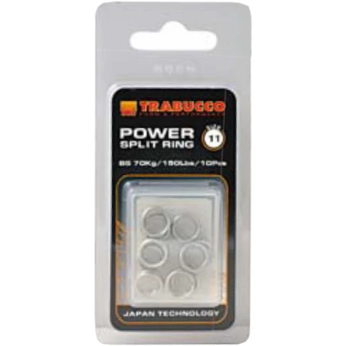 Trabucco Power Split Ring 12,5mm, kulcskarika 6db/csg