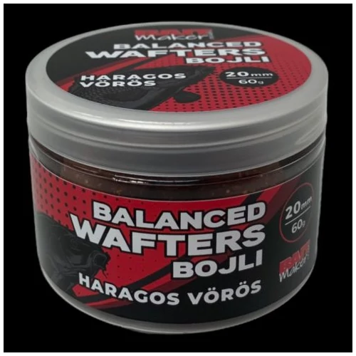 BAIT MAKER BALANCED WAFTER BOJLI HARAGOS VÖRÖS 20 MM
