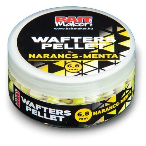 BAIT MAKER Wafters Pellet 6,8 mm Narancs-Menta 30 g