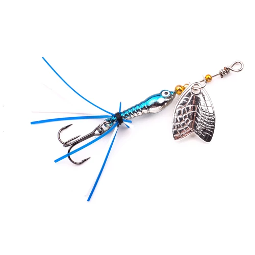SPRO LARVA MAYFLY Micro Spinner 5CM 4 GR CH. BLUE    