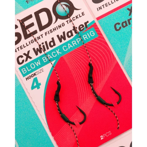 SEDO CX Wild Water Blow Back Előkötött Bojlis Előke 6