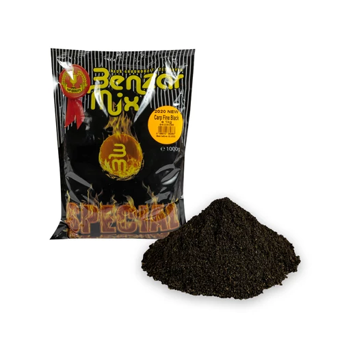 BENZAR MIX FINE CARP BLACK 1KG