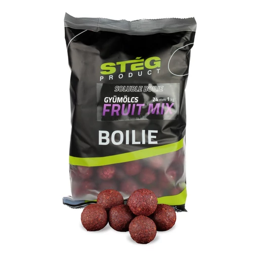 Stég Product Soluble Boilie 24mm Fruit mix 1kg