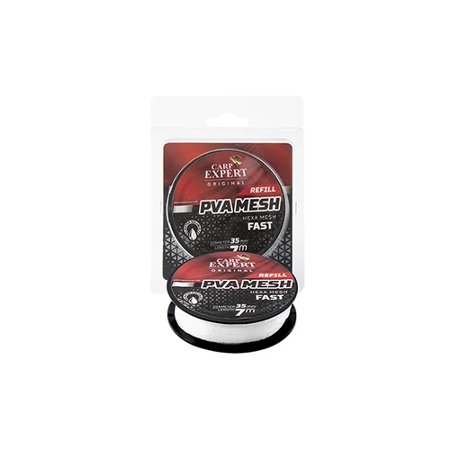 CARP EXPERT PVA REFILL - HEXA MESH GYORS - 25MM X 7M