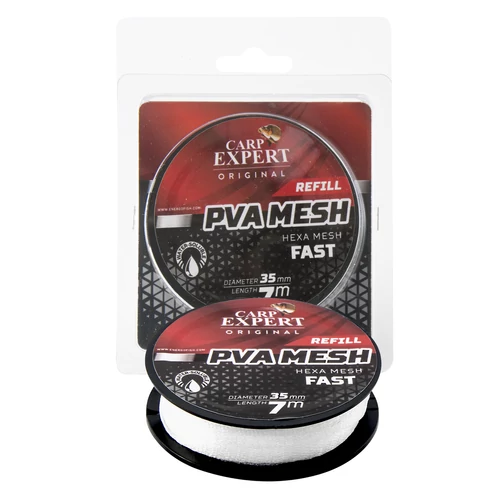 CARP EXPERT PVA REFILL - HEXA MESH GYORS - 35MM X 7M