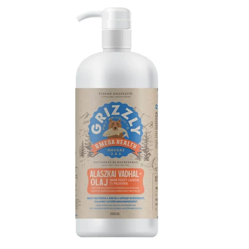 Grizzly Plus lazacolaj kutyáknak 1000ml