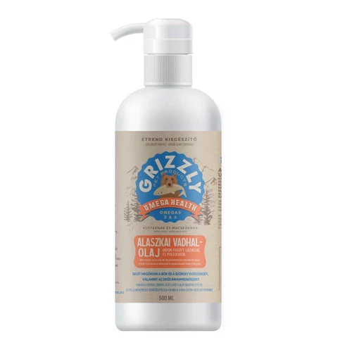 Grizzly Plus lazacolaj kutyáknak 500ml