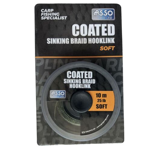 ASSO COATED SINKING BRAID SOFT 10M 15LBS