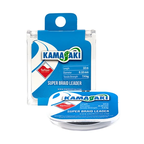 KAMASAKI SUPER BRAID LEADER 10M 0.18MM 14,5KG