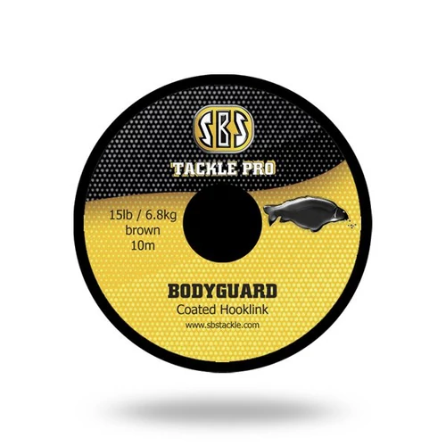 SBS BODYGUARD COATED HOOKLINK-OLIVE 15LB (HOROGELŐ