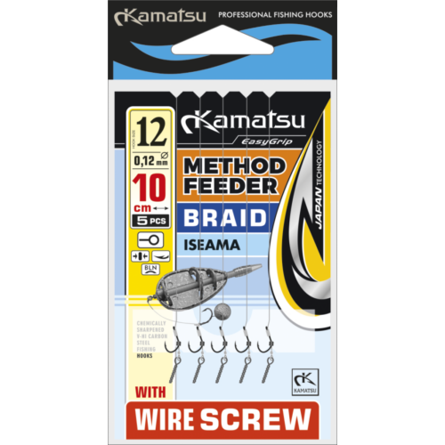 Kamatsu method feeder braid iseama 10 wire screw