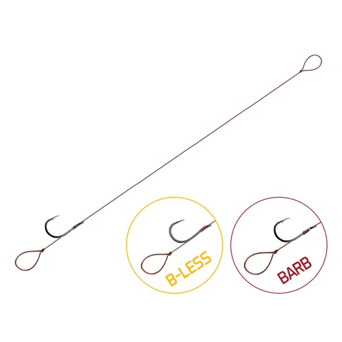 Kötött horog Delphin Proxi Loop / 6db - 8cm / 0,10mm / BARB #8