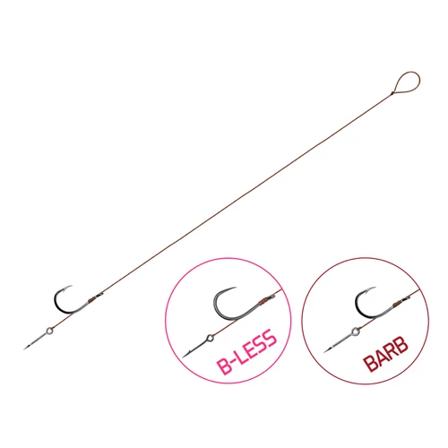 Kötött horog Delphin Proxi Sting / 6db - 8cm / 0,10mm / B-LESS #12 / Sting 5mm