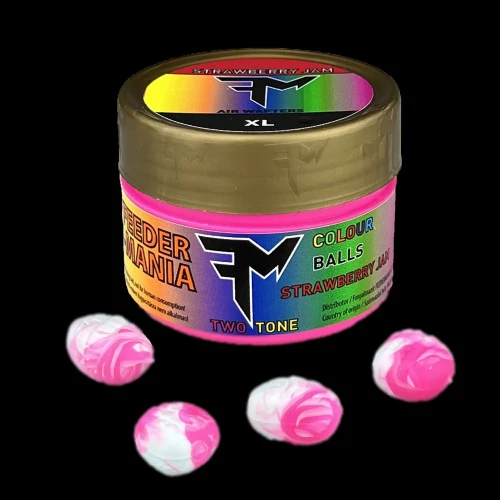 Feedermania COLOUR BALLS TWO TONE STRAWBERRY JAM XL 