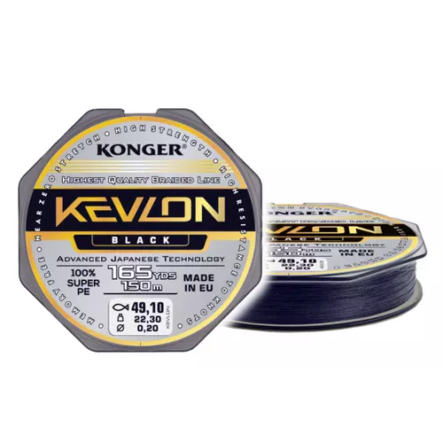 Konger kevlon black x4 0.10/150m