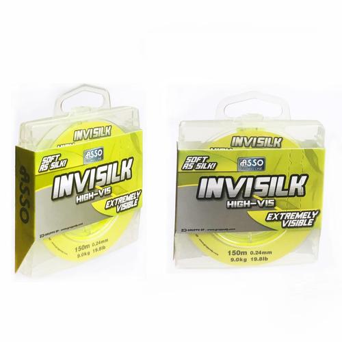 ASSO INVISILK 150M 0,20 SÁRGA