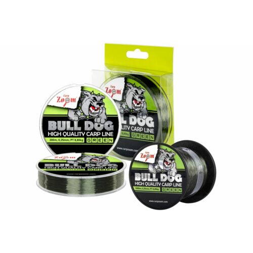 CZ Bull-Dog Monofil pontyozó horgászzsinór, o 0,22 mm, 300 m, 6,9 kg, sötétzöld