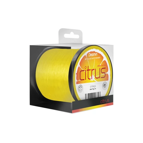 Delphin CITRUS / sárga - 0,28mm 5,9kg 1200m