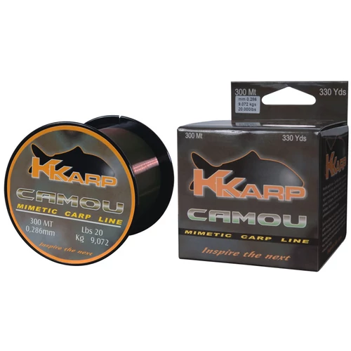 K-Karp Camou 300 m 0,331 mm zsinór