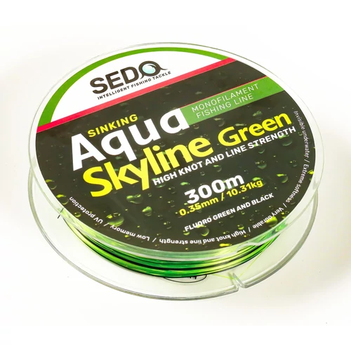 SEDO Aqua Skyline Green 300 Méter Monofil Horgász Zsinór 0.28mm 7.62kg