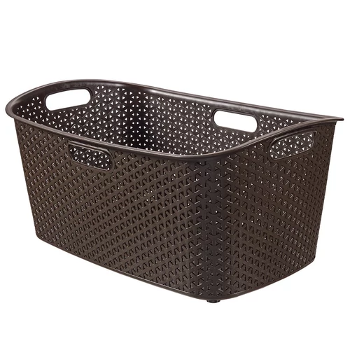 CURVER "MY STYLE" RATTAN RUHÁSKOSÁR 47L - Sötétbarna