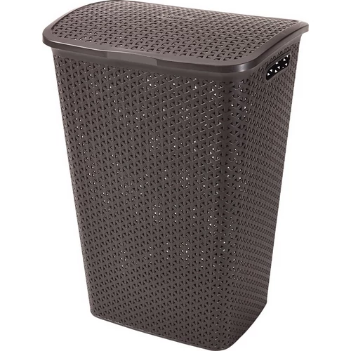 CURVER "MY STYLE" RATTAN SZENNYESTARTÓ 55L - Sötétbarna