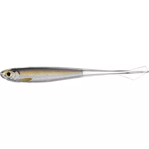 LIVETARGET GHOST TAIL MINNOW DROPSHOT BAIT SILVER/BROWN 95 MM