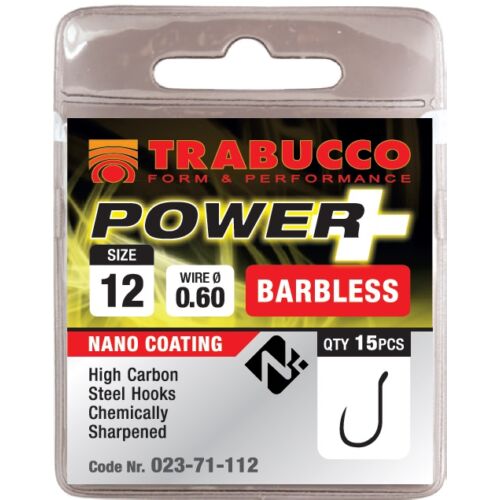 Trabucco Power + szakállnélküli horog 12 15db/csg