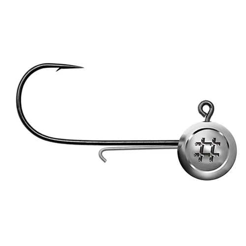 Jaxon jig heads precision slim black nickel 2/0 5,0g