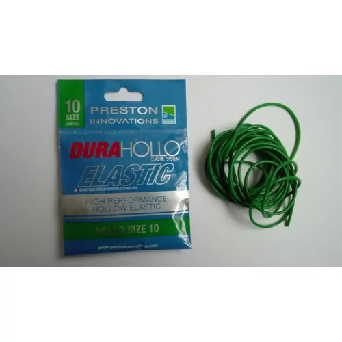 PRESTON DURA HOLLO ELASTIC - SIZE 10 - GREEN (ZÖLD 1,8mm)