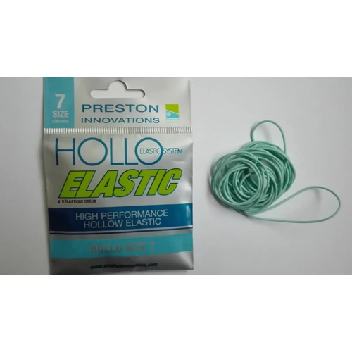 PRESTON HOLLO ELASTIC SIZE 7h SKY BLUE (VILÁGOS KÉK 1,2mm)