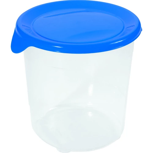 CURVER "FRESH&GO" KEREK ÉTELTARTÓ 1 L - Transzparens/kék
