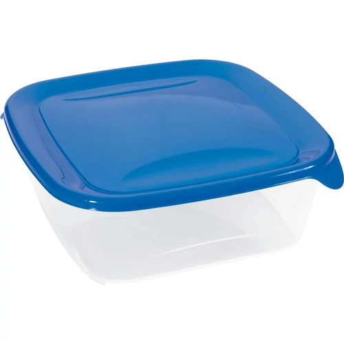 CURVER "FRESH&GO" SZÖGLETES ÉTELTARTÓ 1.7L - Transzparens/kék