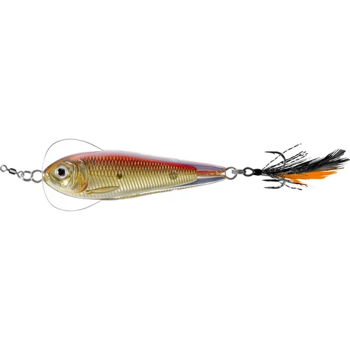 LIVETARGET FLUTTER SHAD JIGGING SPOON GOLD/RED  50 MM 11 G