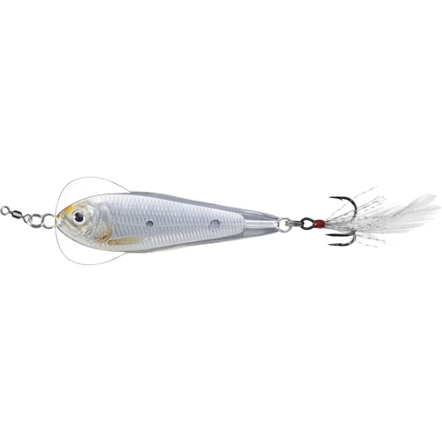 LIVETARGET FLUTTER SHAD JIGGING SPOON SILVER/PEARL  50 MM 11 G