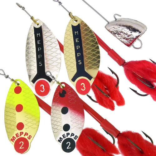 MEPPS Lusox Méret: 3 Szin: ezüst-piros fluo Tömeg: 20,5g Csomagolás: 3db /csomag