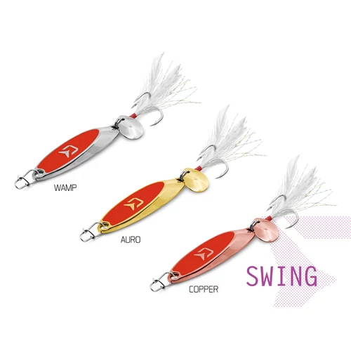 Villantó Delphin SWING - 15g COPPER hook #6