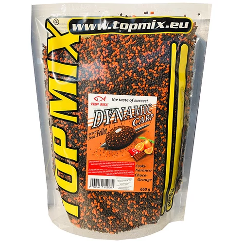 TOP MIX Dynamic Carp etető pellet,  Csoki Narancs