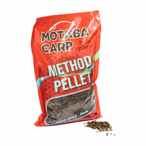 Motaba Carp Method Pellet Máj-fűszer 3mm 800g
