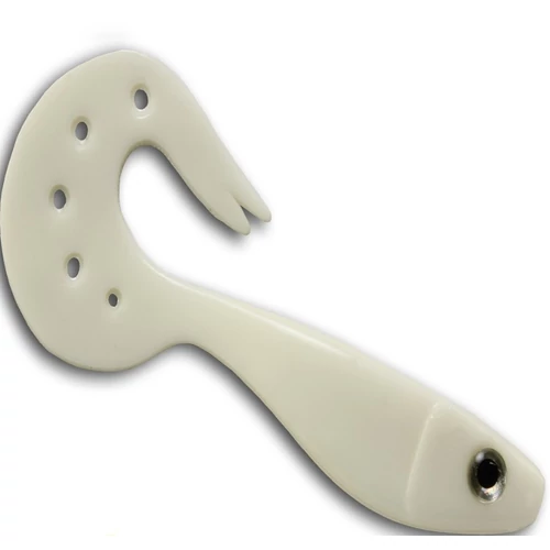 Nevis Vantage Shad  twister 9 cm  fehér  3db/cs