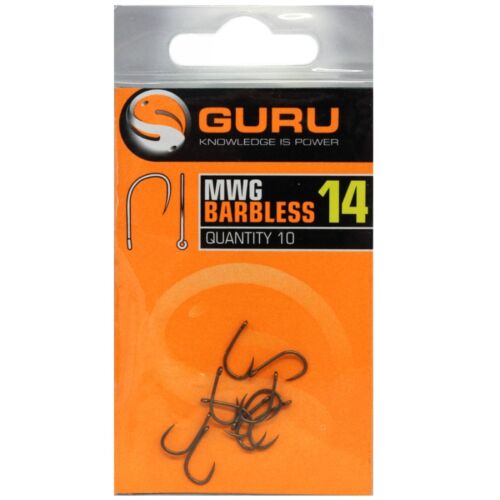GURU MWG Hook size 14 (Barbless/Eyed)