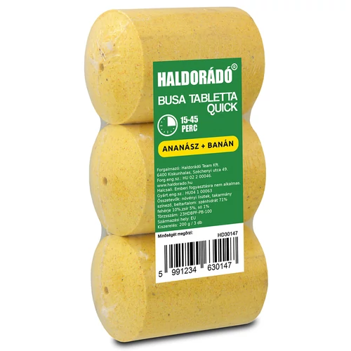 HALDORÁDÓ Busa tabletta Quick - Ananász banán