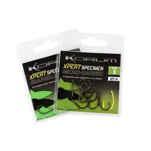 Korum XPERT SPECIMEN MICRO BARBED HOOKS - SIZE 14